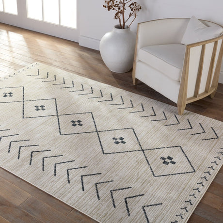 Jaipur Machine Washable Nadine Taos Ndn01 Cream Rug.