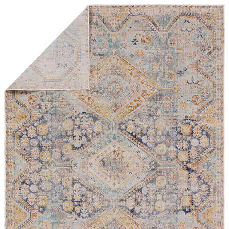 Jaipur Marquess By Label J Marquess Beq02 Blue/Orange Rug.