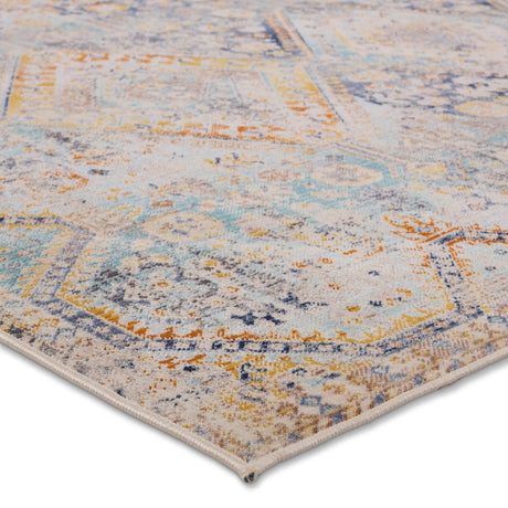 Jaipur Marquess By Label J Marquess Beq02 Blue/Orange Rug.