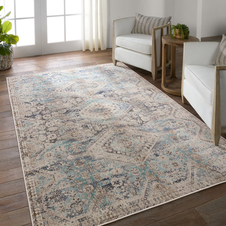 Jaipur Marquess By Label J Marquess Beq03 Blue/Gray Rug.