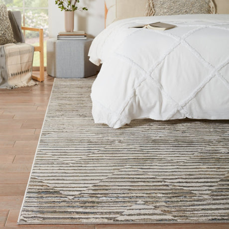 Jaipur Melo Wilmot Mel03 Gray Rug.