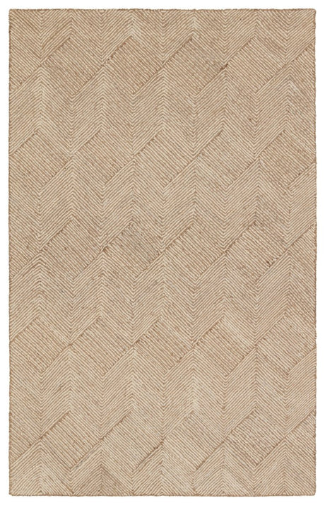 Jaipur Mercia Castellan Mrc02 Tan/Ivory Rug.