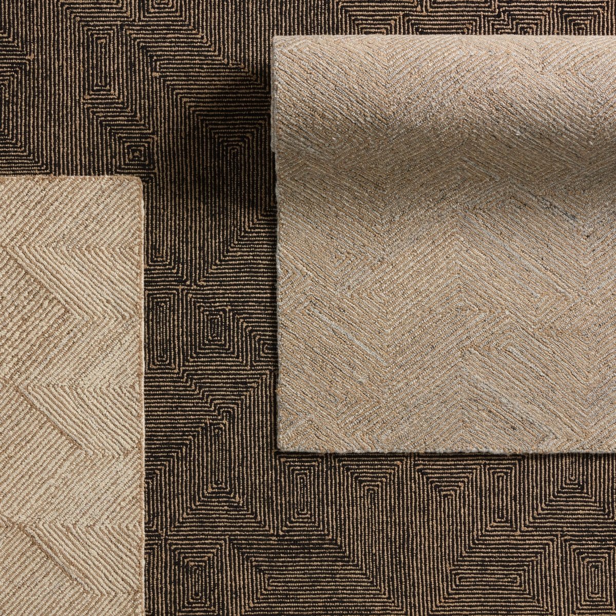 Jaipur Mercia Friesian Mrc03 Tan/Gray Rug.