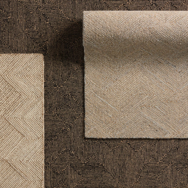Jaipur Mercia Friesian Mrc03 Tan/Gray Rug.