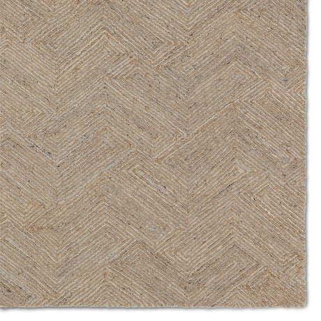 Jaipur Mercia Friesian Mrc03 Tan/Gray Rug.