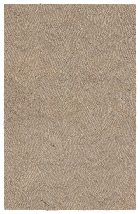 Jaipur Mercia Friesian Mrc03 Tan/Gray Rug.