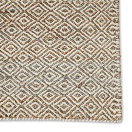 Jaipur Naturals Ambary Wales Amb02 Tan/White Rug.