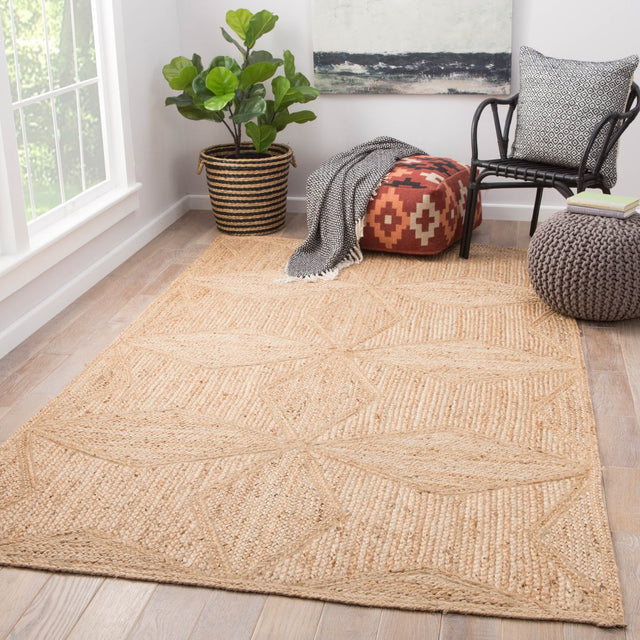 Jaipur Naturals Tobago Abel Nat23 Beige/White Rug.