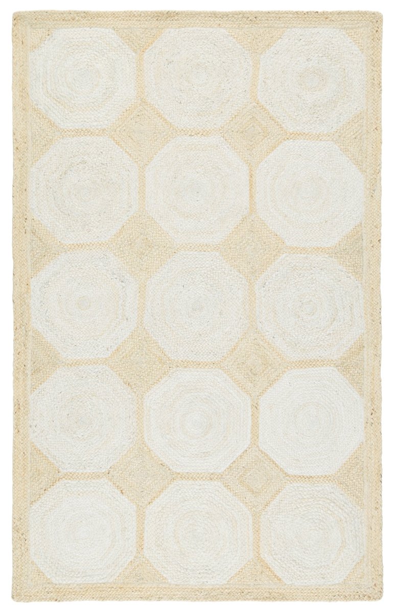 Jaipur Naturals Tobago Fiorita Nat43 Light Beige Rug.