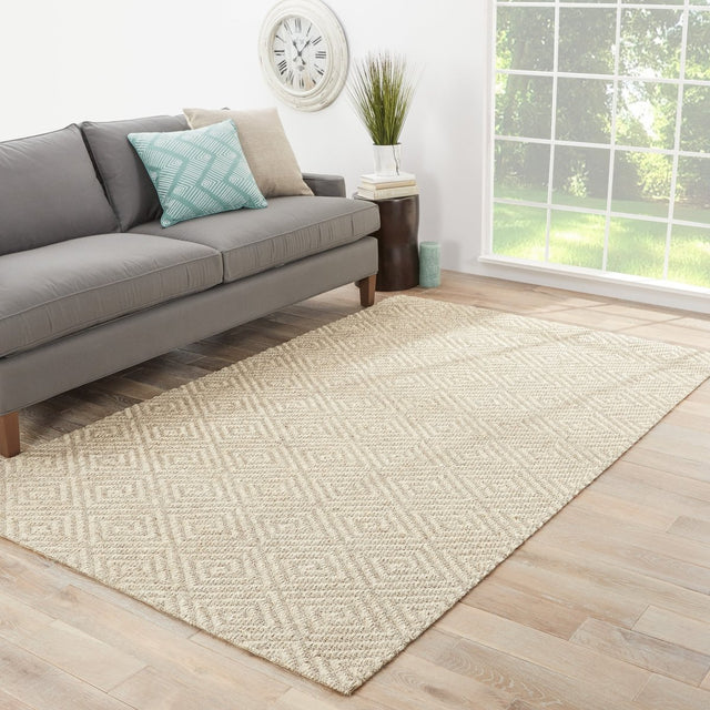 Jaipur Naturals Tobago Tampa Nat07 Gray/White Rug.