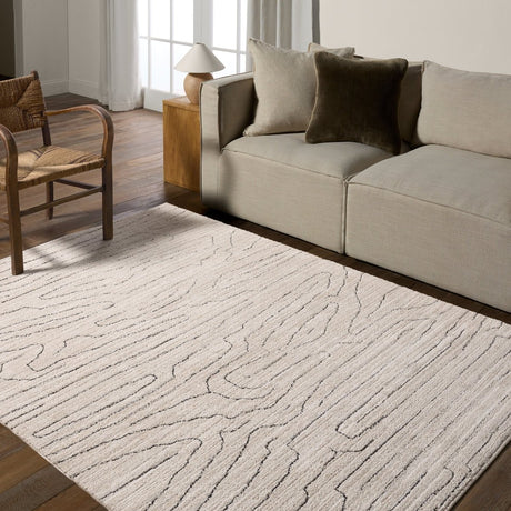 Jaipur Newlyn By Label J Newlyn Eva01 Tan/Taupe Rug.