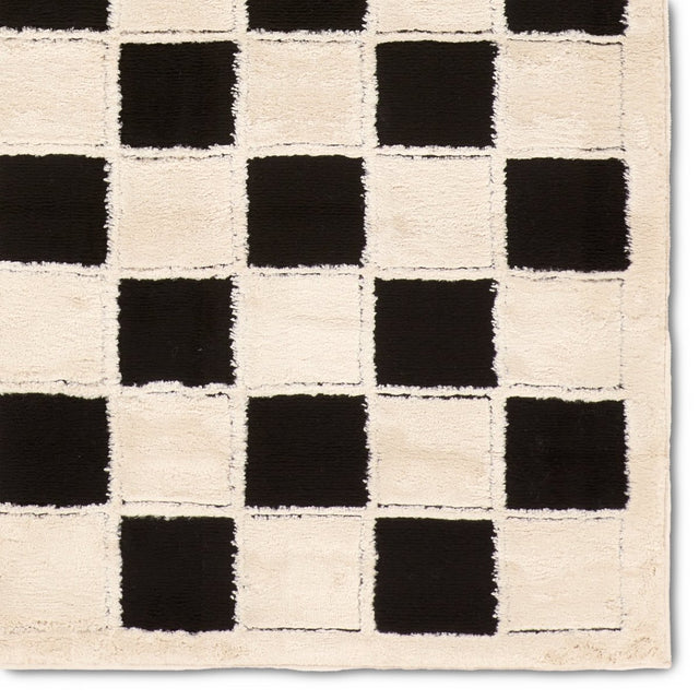 Jaipur Nicia By Label J Nicia Jid27 White/Black Rug.