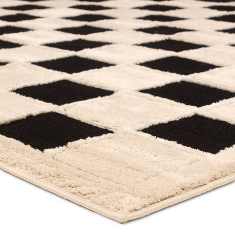 Jaipur Nicia By Label J Nicia Jid27 White/Black Rug.