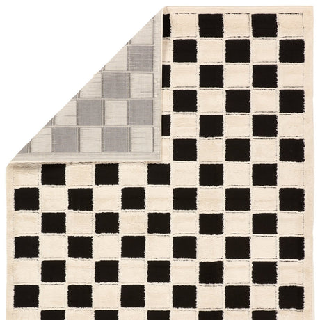 Jaipur Nicia By Label J Nicia Jid27 White/Black Rug.