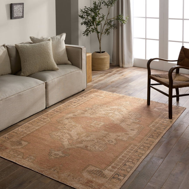 Jaipur Nico By Label J Nico Eda07 Red/Tan/Taupe Rug.