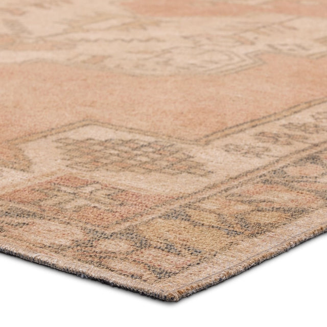 Jaipur Nico By Label J Nico Eda07 Red/Tan/Taupe Rug.