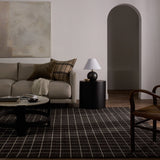 Jaipur Oxford By Barclay Butera Club Obb04 Black Rug.