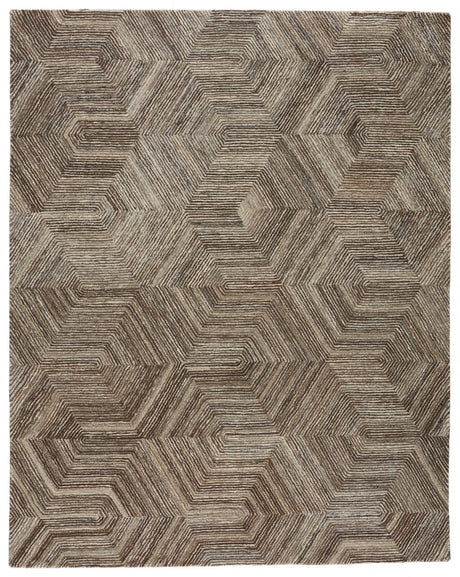 Jaipur Pathways By Verde Home Rome Pvh05 Brown/Light Gray Rugs.
