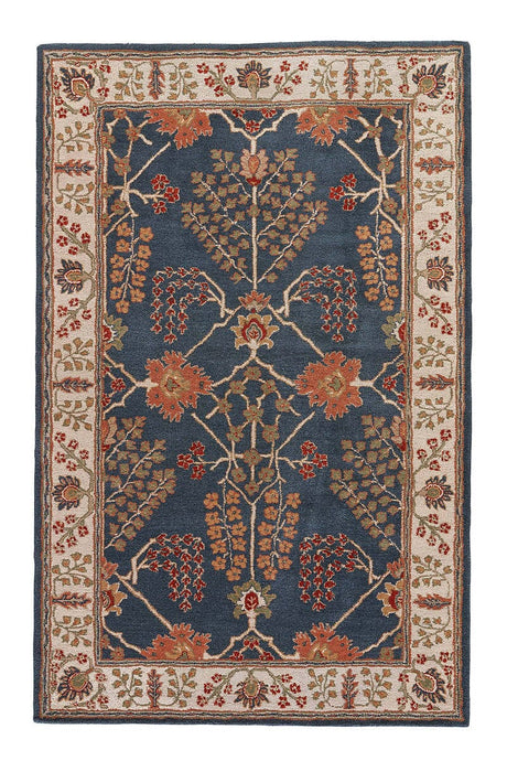 Jaipur Poeme Chambery Pm82 Indigo / Dark Ivory Rugs.