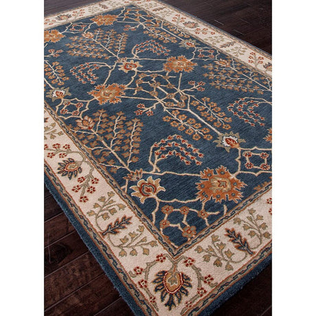 Jaipur Poeme Chambery Pm82 Indigo / Dark Ivory Rugs.