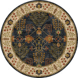 Jaipur Poeme Chambery Pm82 Indigo / Dark Ivory Rugs.