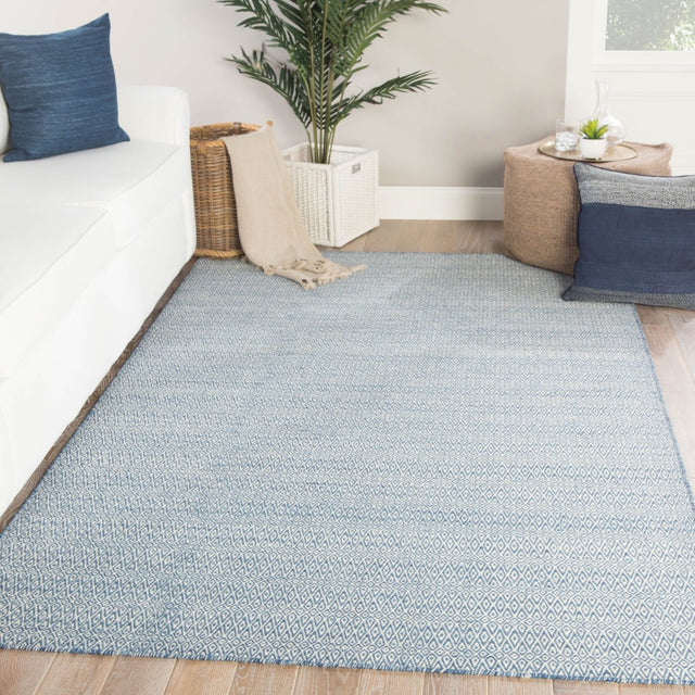 Jaipur Poise Eulalia Poe02 Blue Rug.