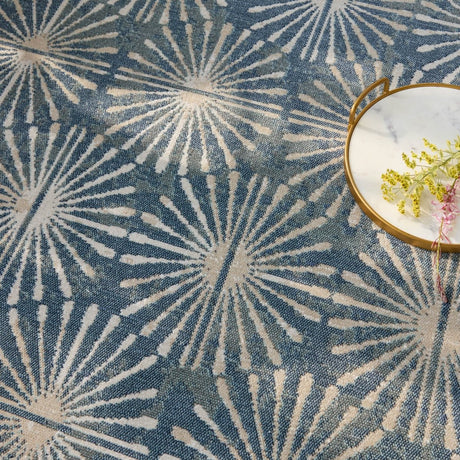 Jaipur Polaris Calvary Pol53 Blue/White Rug.