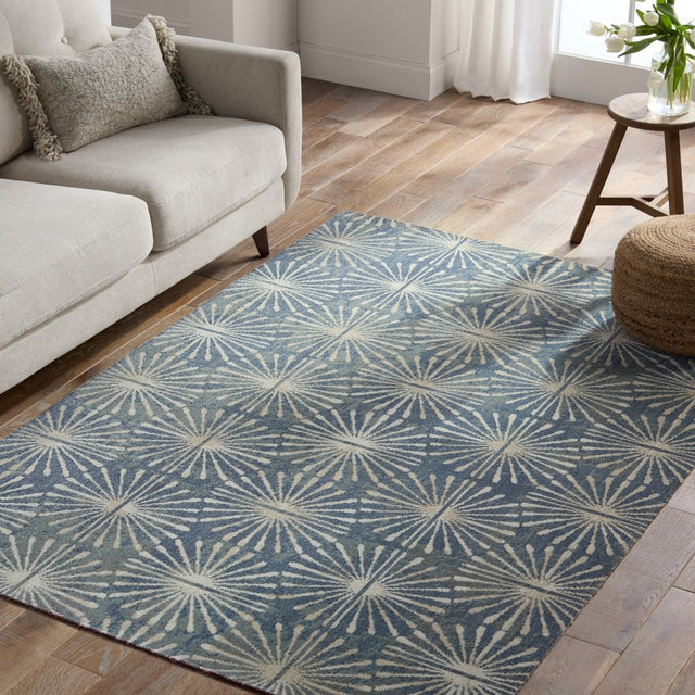 Jaipur Polaris Calvary Pol53 Blue/White Rug.