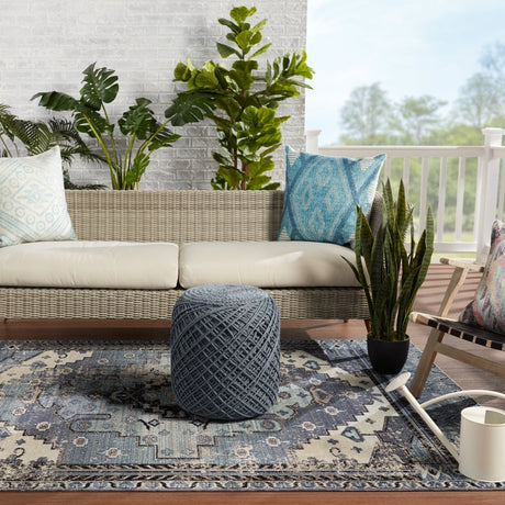 Jaipur Polaris Cicero Pol39 Blue/Gray Rugs.