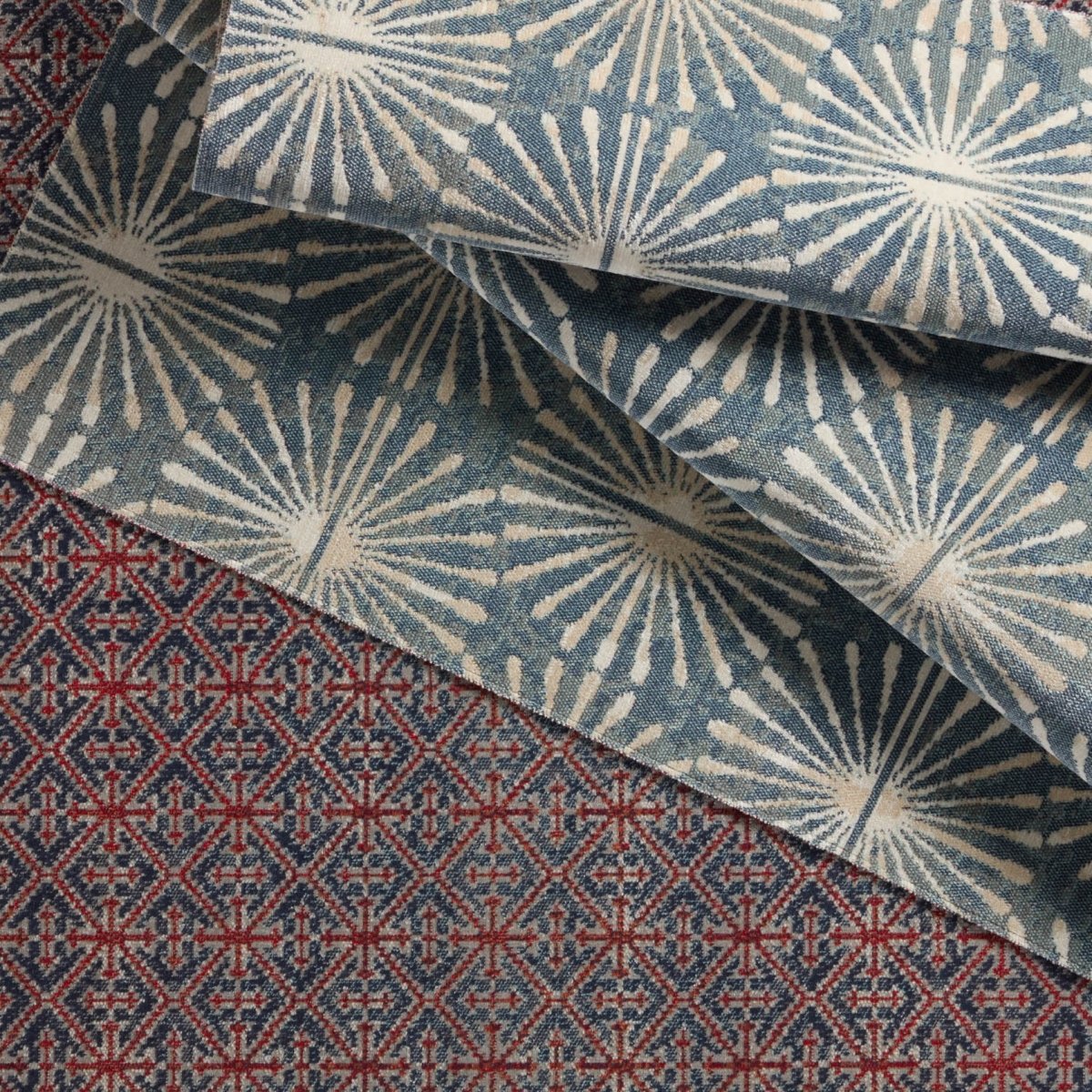 Jaipur Polaris Darlita Pol52 Red/Blue Rug.