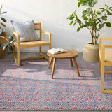 Jaipur Polaris Darlita Pol52 Red/Blue Rug.