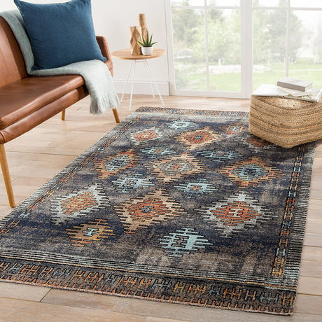 Jaipur Polaris Dez Pol18 Blue Rugs.