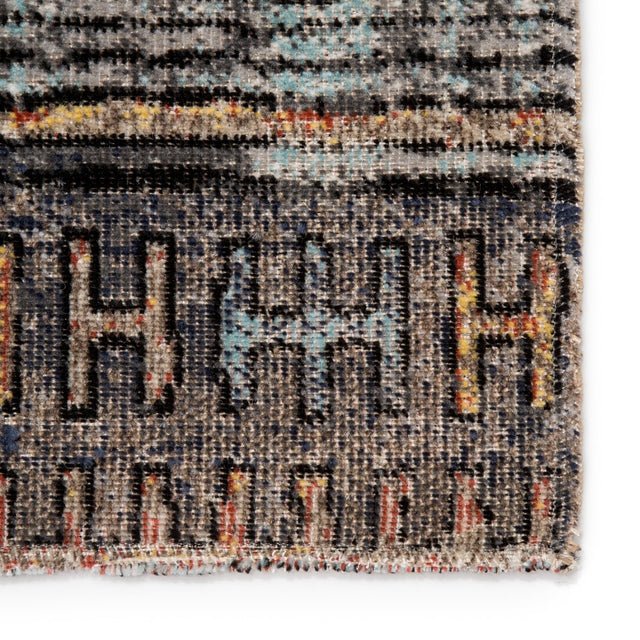 Jaipur Polaris Dez Pol18 Blue/Orange Rug.