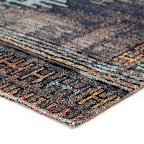 Jaipur Polaris Dez Pol18 Blue/Orange Rug.