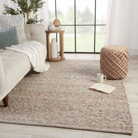 Jaipur Quiet Time Hadren Qtm02 Light Gray/Tan Rug.