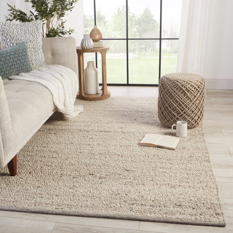 Jaipur Quiet Time Hadren Qtm03 Cream/Gray Rug.
