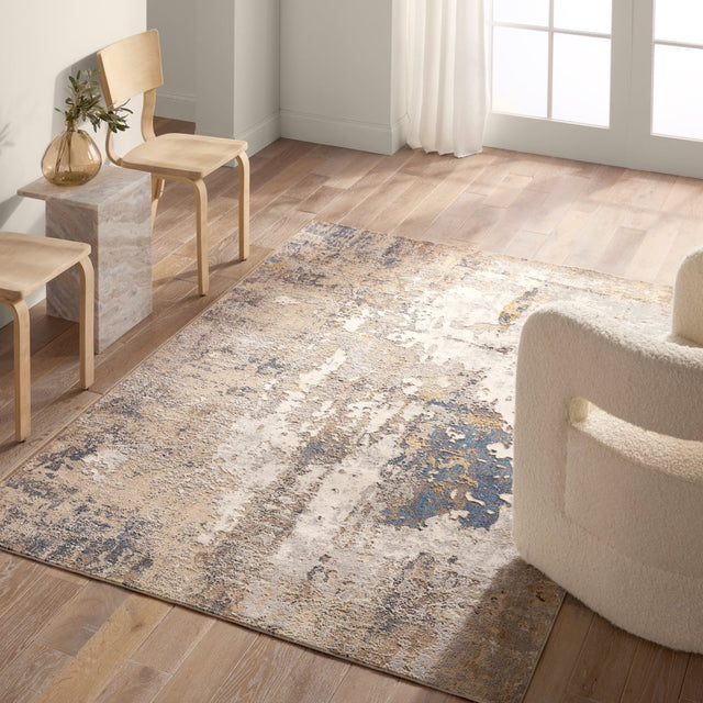 Jaipur Requiem Constanze Req01 Silver/Navy Rug.