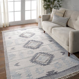 Jaipur Revelry Winger Rvr03 Silver/Black Rug.
