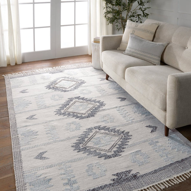 Jaipur Revelry Winger Rvr03 Silver/Black Rug.