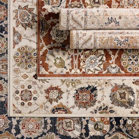 Jaipur Romano By Label J Romano Zfa18 Brown/Cream Rug.