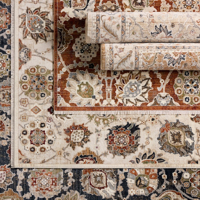 Jaipur Romano By Label J Romano Zfa18 Brown/Cream Rug.