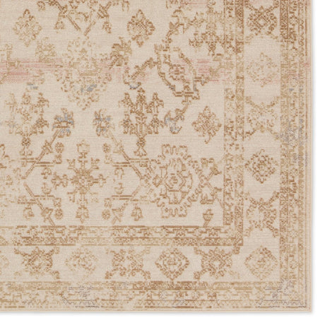 Jaipur Salerno By Label J Salerno Swo23 Gold/Ivory Rug.