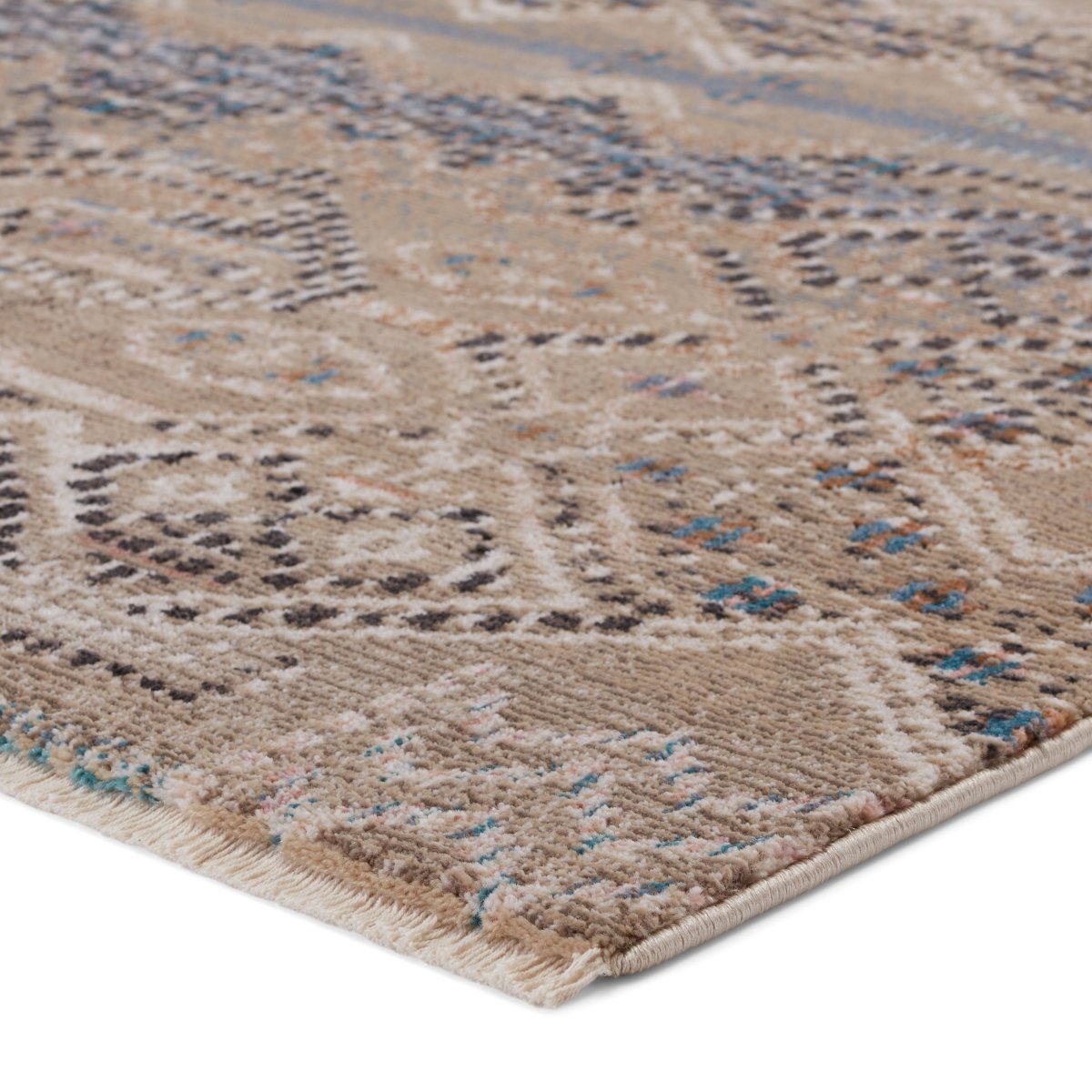 Jaipur Sanaa By Nikki Chu Tamari Sbc09 Tan/Blue Rugs.
