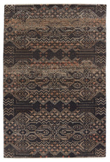 Jaipur Sanaa By Nikki Chu Tamari Sbc10 Black/Light Pink Rugs.