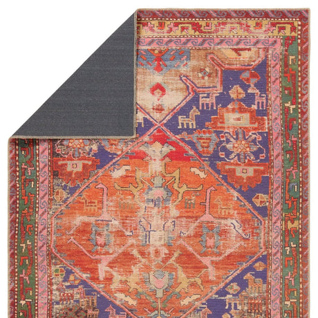 Jaipur Sancho By Label J Sancho Gar02 Orange/Purple Rug.