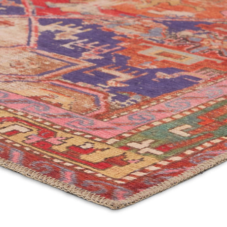 Jaipur Sancho By Label J Sancho Gar02 Orange/Purple Rug.