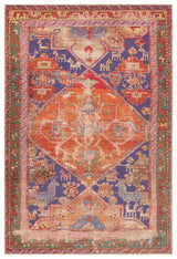 Jaipur Sancho By Label J Sancho Gar02 Orange/Purple Rug.