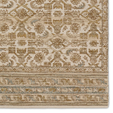 Jaipur Sarang By Label J Sarang Com14 Brown/Gold Rug.