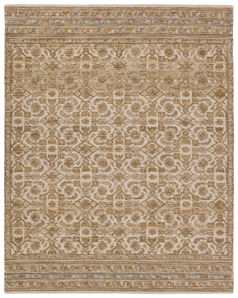 Jaipur Sarang By Label J Sarang Com14 Brown/Gold Rug.