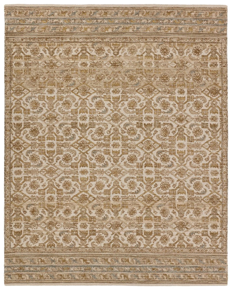 Jaipur Sarang By Label J Sarang Com14 Brown/Gold Rug.